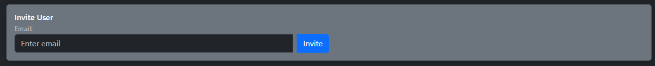 Vaultwarden Admin Invite User