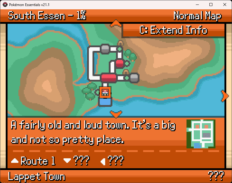 Extended Preview Lappet Town