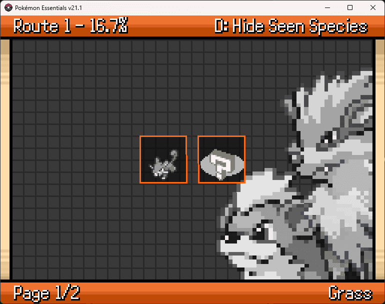 Encounter Tables Route 1