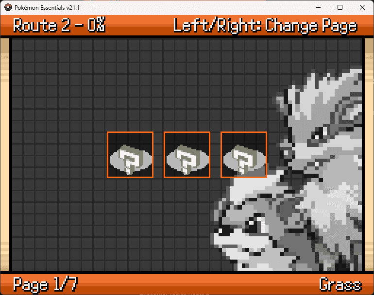 Encounter Tables Route 2