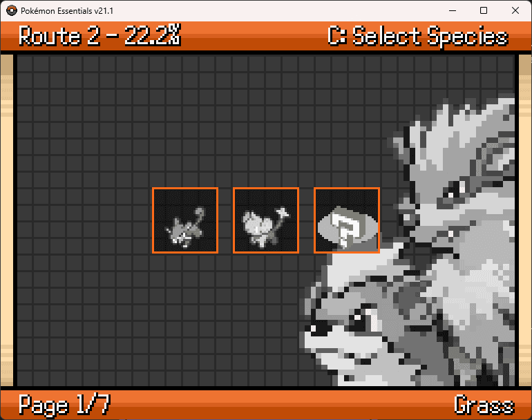 Encounter Tables Route 2