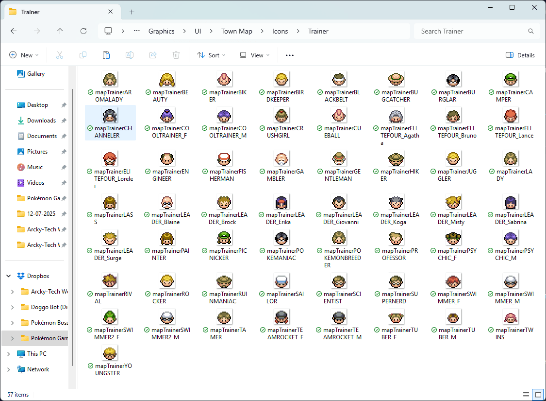 Trainer Icons