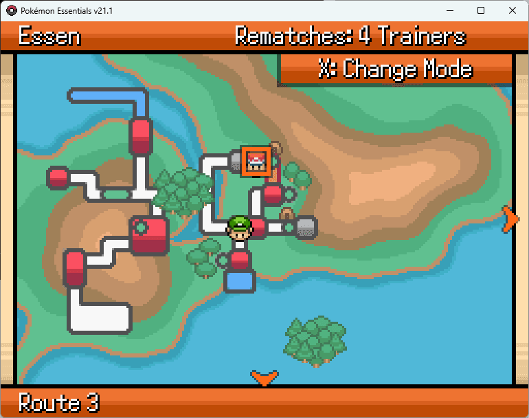 4 Rematches on Region Map