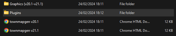 Plugin's Download Folder's Content
